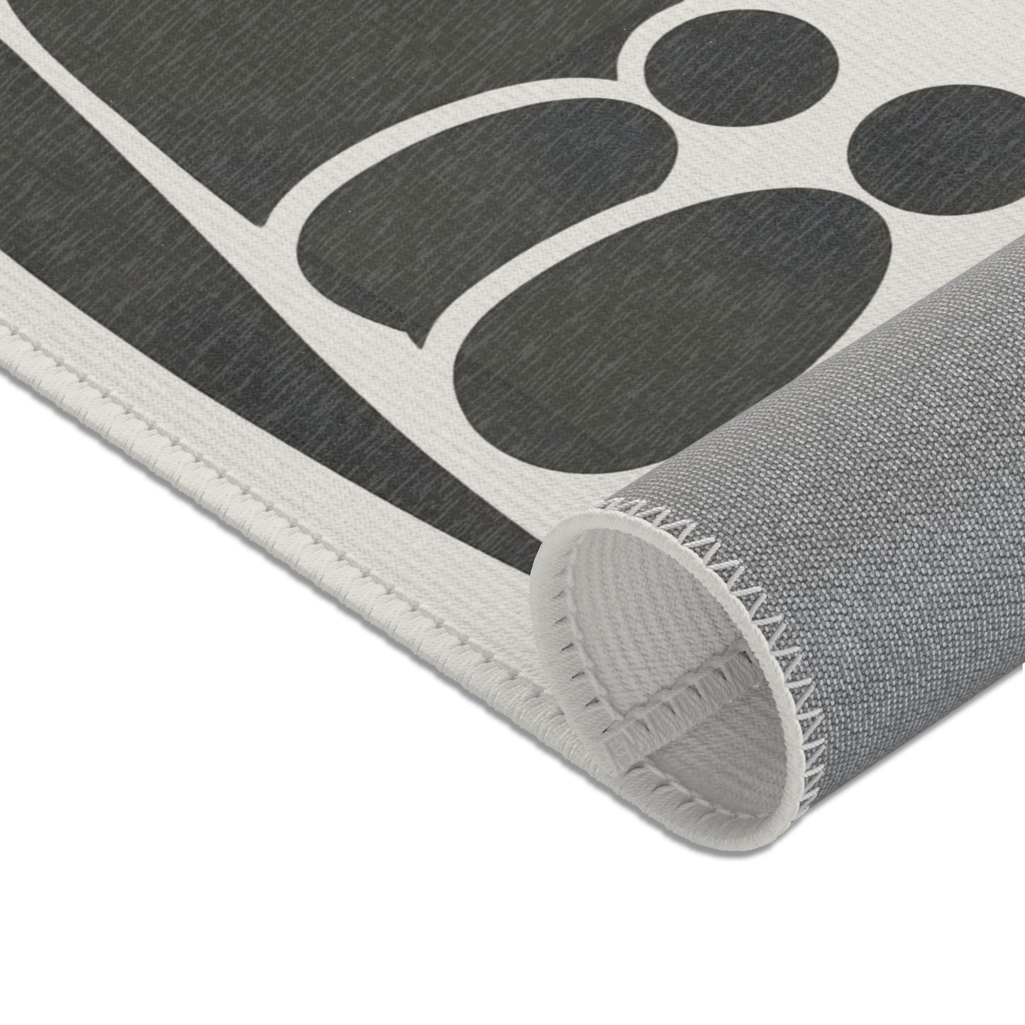 Japanese Zen Rug “Enishi – Emotional Abstract Design for Living Room or Bedroom”