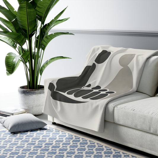 Plaid Sherpa Japonais – “Enishi” (縁) 🧘‍♂️