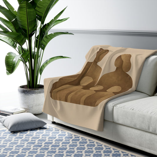 Plaid Sherpa Vintage – “Échos d’Âmes” 🪞