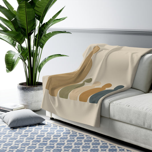 Plaid Sherpa Scandinave – “HyggeFam” 🕯️