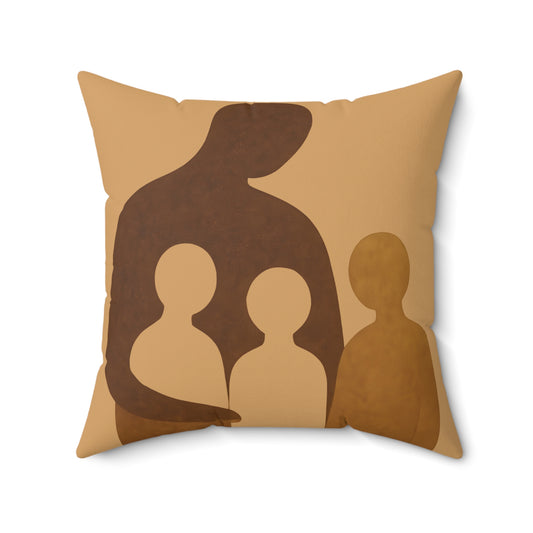 Coussin Émotionnel Vintage – “Mémoire Tissée” 🪞