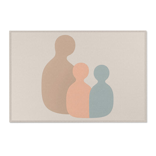 Tapis Émotionnel Scandinave – “Échos de Famille” 🧘‍♀️